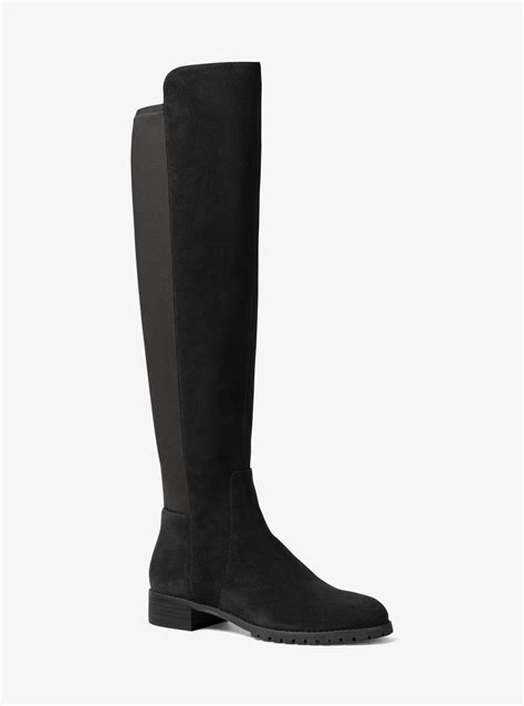 michael kors joanie over the knee suede boot|Boots Michael Kors .